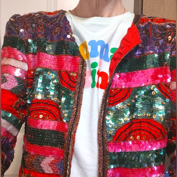 Nipton Night Sequin embellished Jacket - Picture 3 of 16